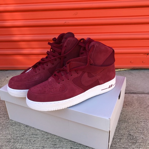 NIKE authentic mens AIR FORCE university red Sz 9 - Picture 3 of 6